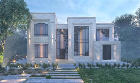 Modern Villa Abu Dhabi On Behance Best Modern House Design Classic