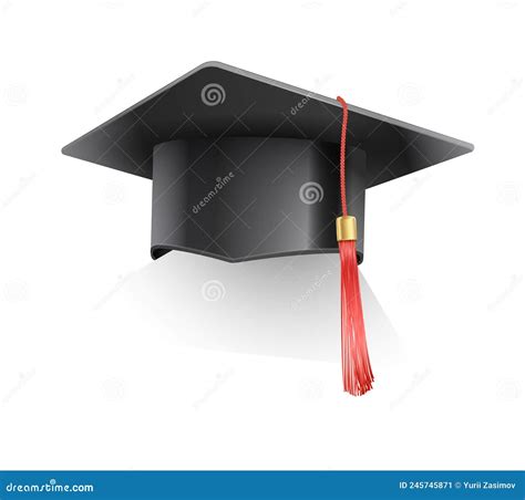 Realistic University Graduation Academic Black Cap For Students School