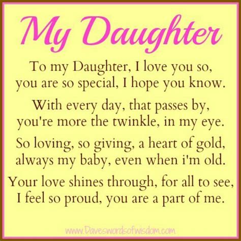 I Love My Beautiful Daughter Quotes Quotesgram