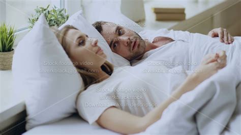 Closeup Of Couple With Relationship Problems Having Emotional
