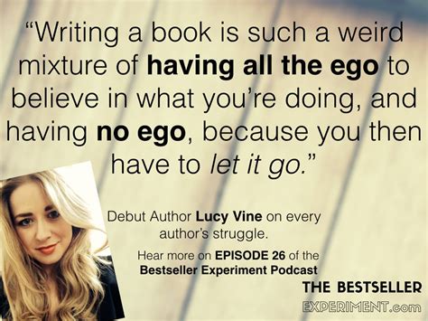 Debut Author Lucy Vine On Every Authors Struggle