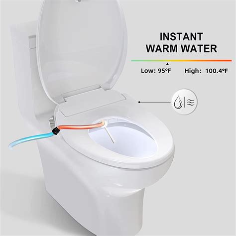 In My Bathroom Butt Buddy Suite Smart Bidet Toilet Seat Attachment W Sprayer Air Dryer And Seat