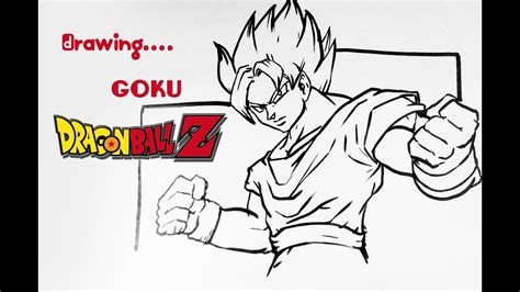 How To Draw Goku From Dragonball Z Easy Things To Draw 1