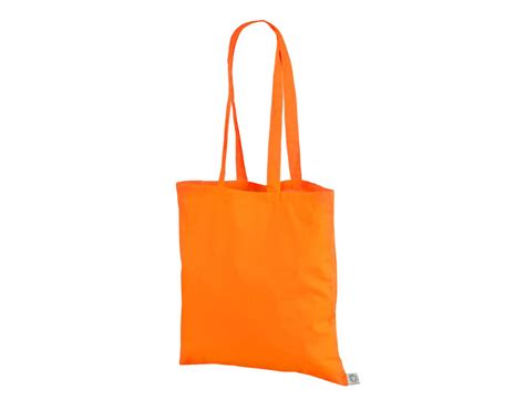 Orange 100 Organic Cotton Tote Bag