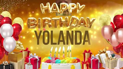 Yolanda Happy Birthday Yolanda Youtube