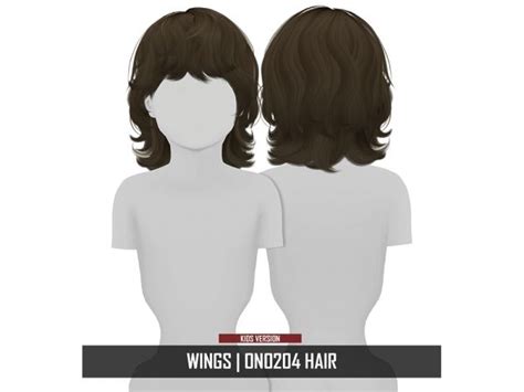 Wings On0204 Hair Kids Version Los Sims 4 Descarga Simsdomination