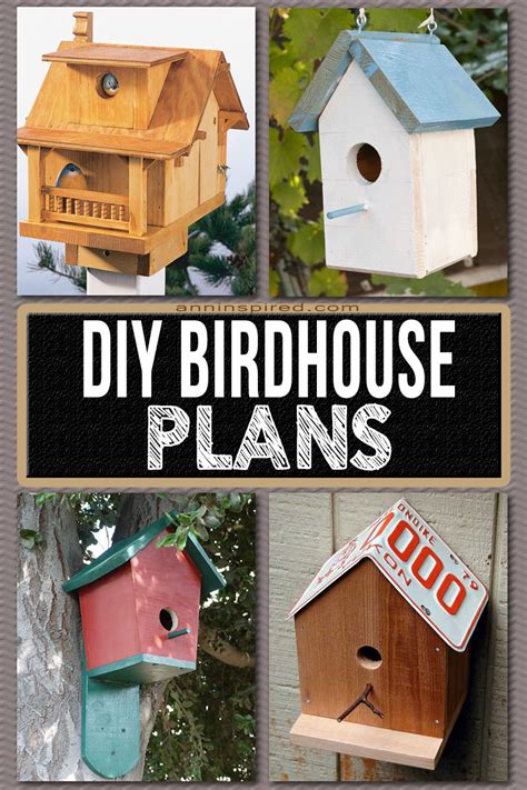 10 Easy DIY Bird House Plans Ann Inspired