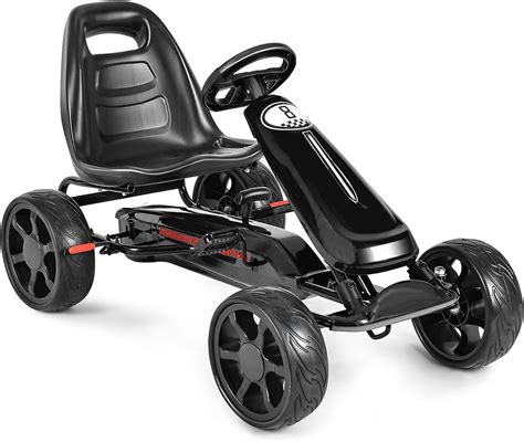 Buy Costzon Pedal Go Kart For Kids 4 Wheel Powered Ride On Car