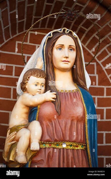 Catholic Christian Virgin Christ Statue Hi Res Stock Photography And