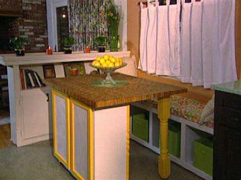 How to make wooden cabinet doors. Build a Movable Butcher-Block Kitchen Table/Island | HGTV