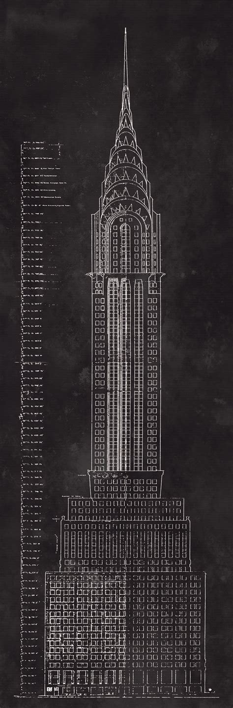 Chrysler Building Blueprint Chrysler Building