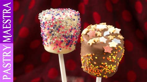 Chocolate Marshmallows On A Stick Pastry Maestra Youtube