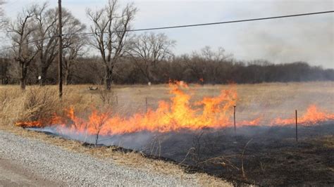 Multiple Crews Battle Grass Fires In Kansas