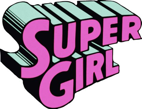 Pink Clipart Supergirl Super Girl Logo Png Transparent Png Full