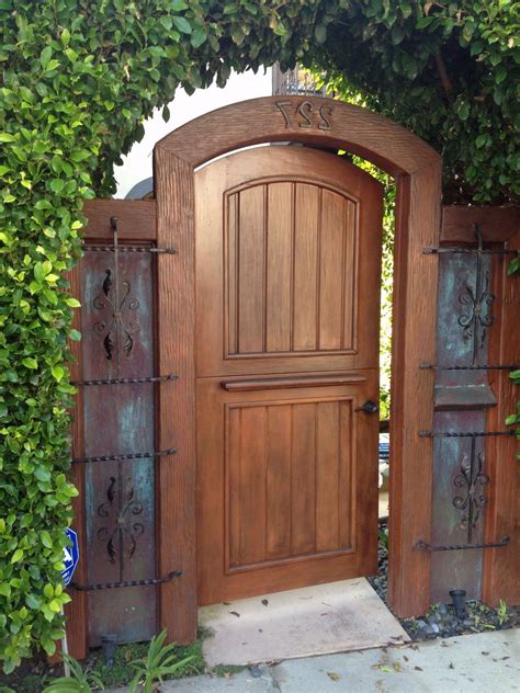 Decorative Wooden Garden Doors Design You Can Be Proud Of in 2020 
