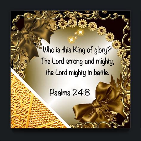 Who is this King of glory? The Lord strong and mighty, the Lord mighty