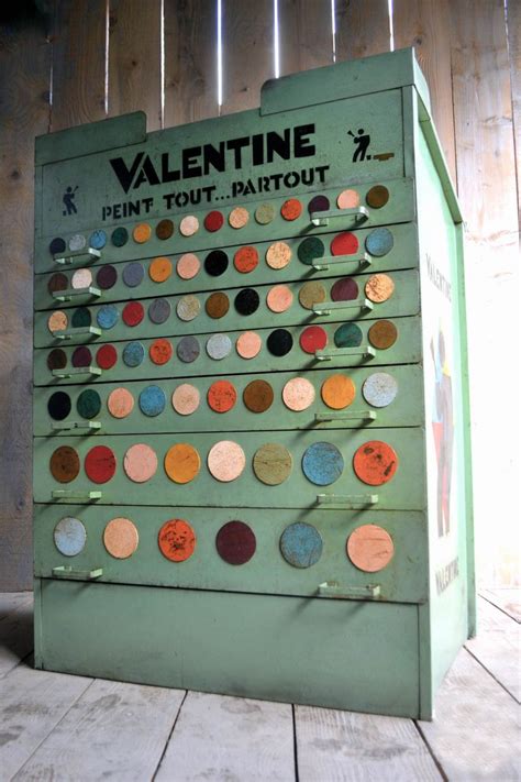 Want to know more about blitzkrieg? Industrial French Paint Cabinet from Valentine, 1960 for ...