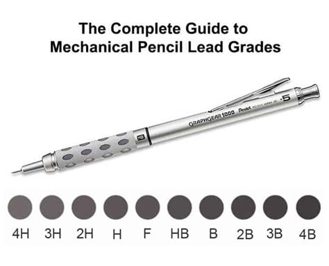 The Complete Guide To Mechanical Pencil Lead Grades Pen Vibe