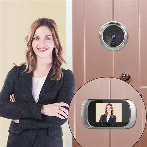 Home Security Digital Peephole Door Camera Viewer With Doorbell 28