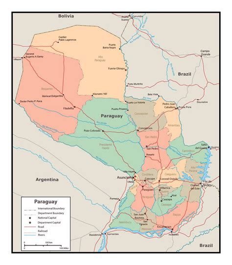 Physical Map Of Paraguay Ezilon Maps Vrogue Co