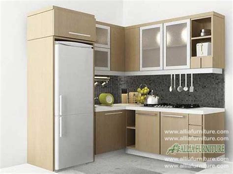 Kitchen set sudut L minimalis tropico - Allia Furniture