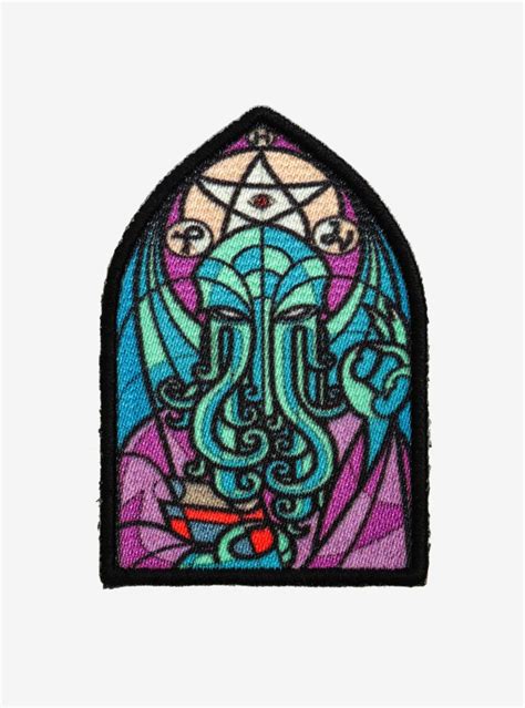 Cthulu Stained Glass Church Patch Stained Glass Church Stained Glass