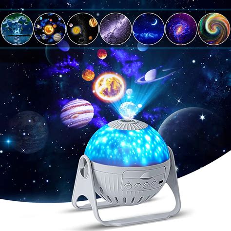 Led Star Night Lights Galaxy Projector 360° Rotate Planetarium Starry