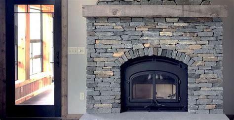 The most masterful stone artisans can even create designs in the fireplace facade. Barnwood Blue Ledgestone Veneers Dry Stacked Stone Veneers ...
