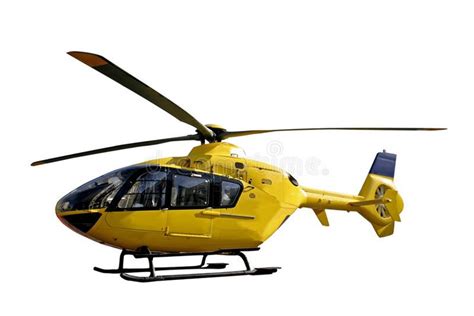Helicopter Rescue Helicopter Isolated White Background Aff