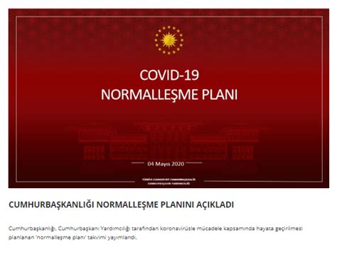 2.hasta ve çalışan güvenliği sempozyumu. Cumhurbaşkanlığı Covid-19 Normalleşme Planı Takvimi yalan ...
