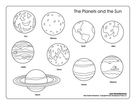 Here's a coloring page of pluto, the ninth planet and the largest dwarf planet in our solar system. Solar System Coloring Pages Kindergarten at GetDrawings ...