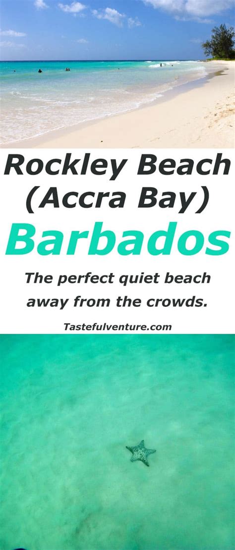 rockley beach accra bay barbados tastefulventure