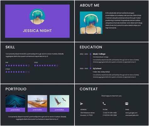 Make microsoft powerpoint 2016 play your slideshow automatically by setting the advance slide now your slides should change to the next one automatically. Purple self introduction ppt template - Just Free Slides