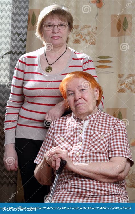 Two Womans Stock Image Image Of Caucasian Human Portrait