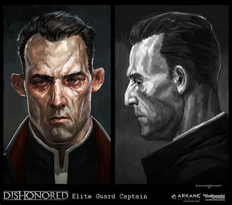 Dishonored Eliteguardcaptain Cedric Peyravernay Dishonored Concept