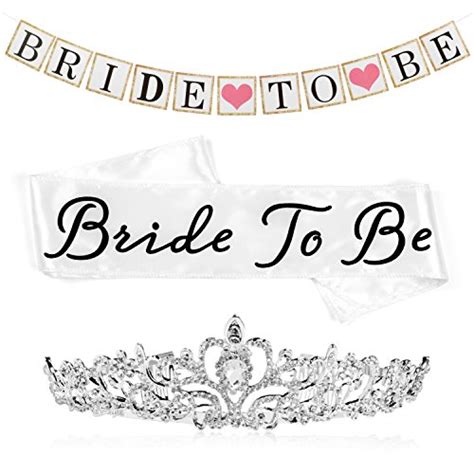 Buy Bride To Be Bachelorette Party Decoration And Shower Kit White