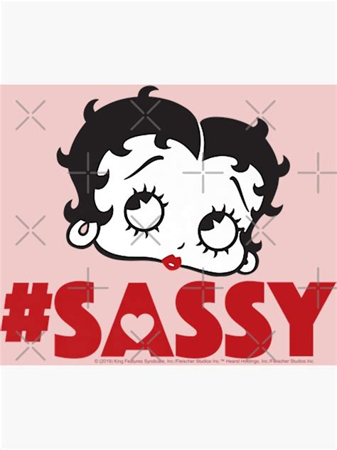 Betty Boop Sassy Betty Boop Poster For Sale By Jatpartshop Redbubble