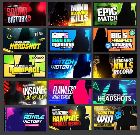 Free 15 Best Gaming Youtube Thumbnail For Pubg And Gta And Other Psd Pack