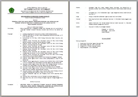 .dapat diguankan untuk sekolah tingkat mi ( madrasah ibtidaiyah ) dengan format file menggunkana microsoft excel. Contoh SK Pembagian Tugas Mengajar di MI (Madrasah ...