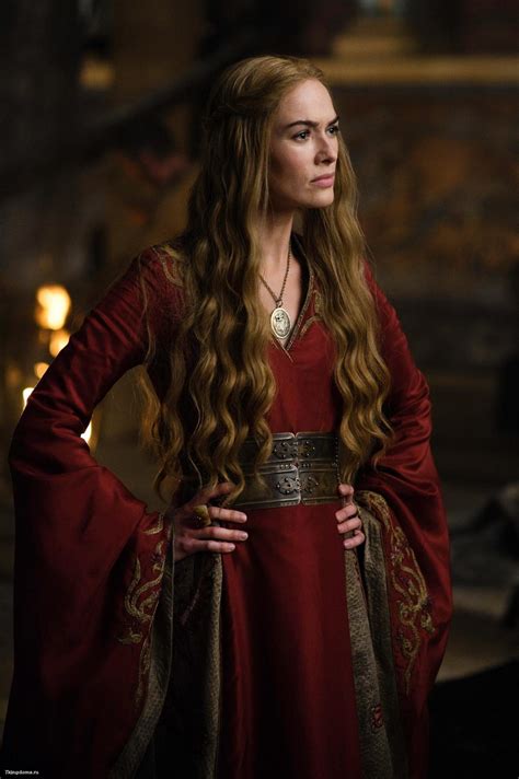 Cersei Lannisters Red Dress A Game Of Clothes