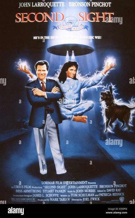 Second Sight Us Poster From Left John Larroquette Bronson Pinchot