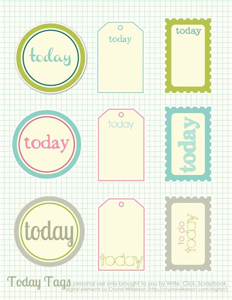 Fancy Photo Booth Scrapbooking Printables