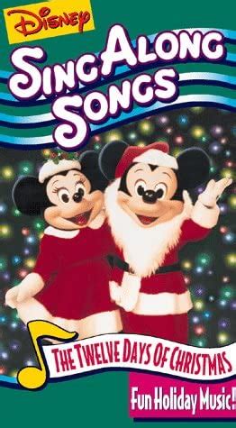 Amazon Disney S Sing Along Songs Days Of Christmas Vhs