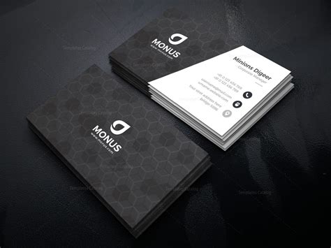 Discovered in germany, the first business card in history dates back to 1786. Black Cubes Modern Business Card Design Template 001592 ...