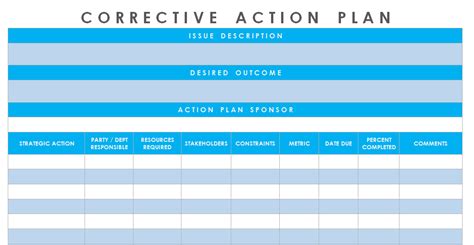 Microsoft Word Action Plan Template Collection