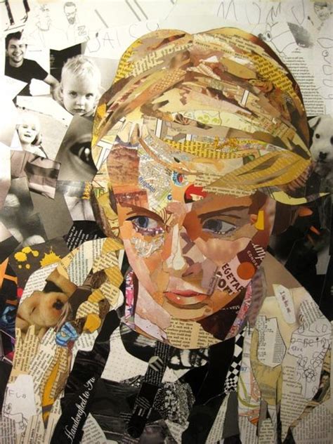 Magazine collage © 2000 nita leland. Recycled Magazine Collage Art By Patrick Bremer ...
