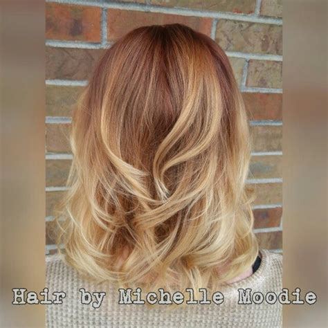 Copper into light blonde | Copper blonde hair, Balayage ...