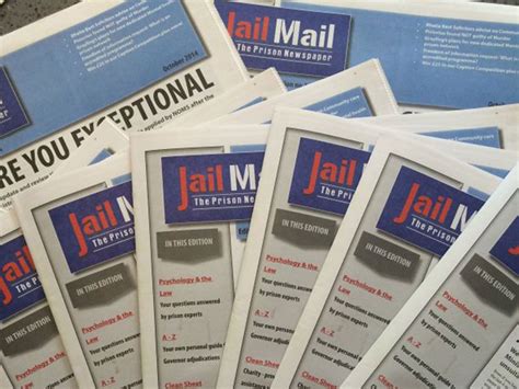 Jail Mail is a national newspaper with a difference – it's only