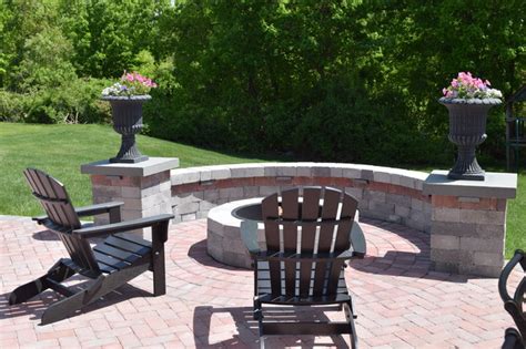 New england bed and breakfast. New England Backyard Fire Pit, Lincoln RI - Traditional ...