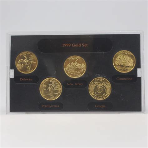 1999 Gold Set State Quarter Collection Property Room